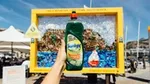 Sunlight dishwash bottle.